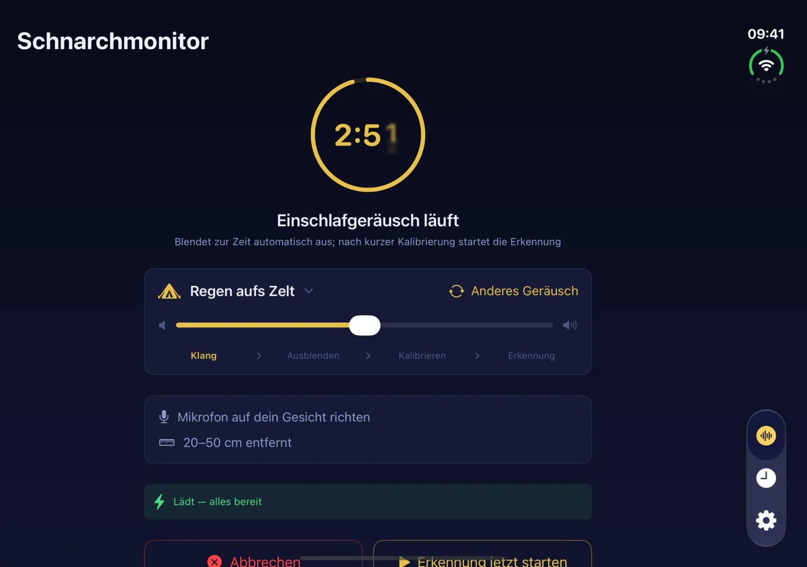 Mit Einschlafgeräuschen einschlafen