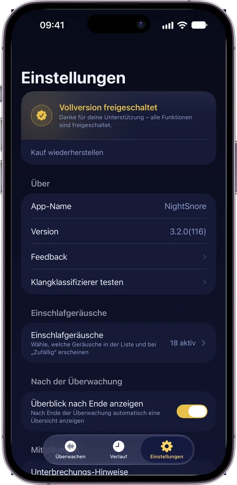 Einstellungen