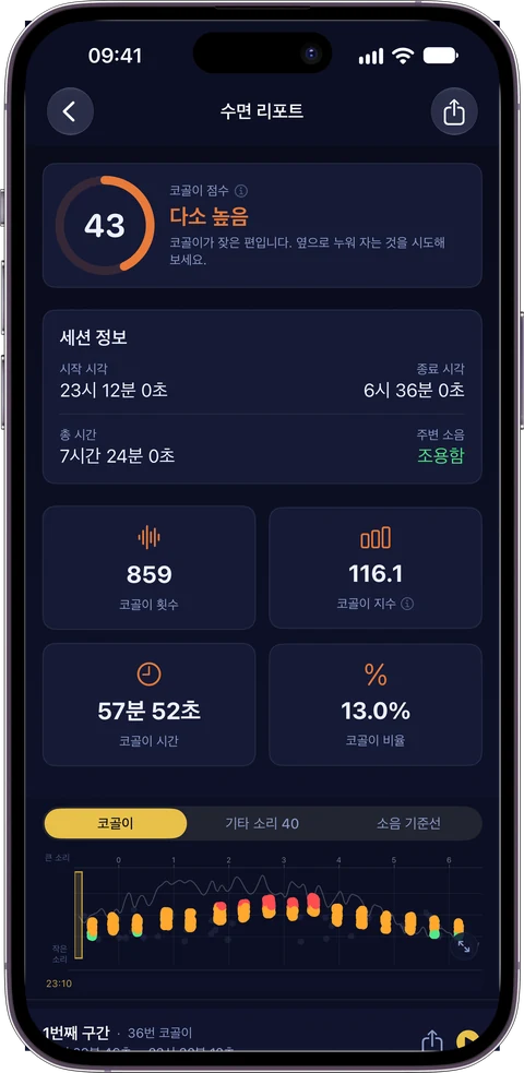 수면 리포트