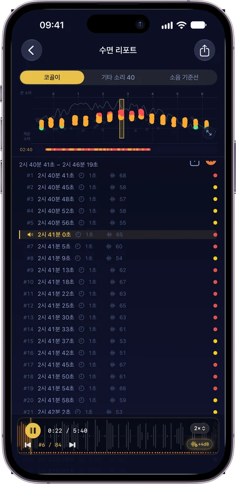 코골이 구간
